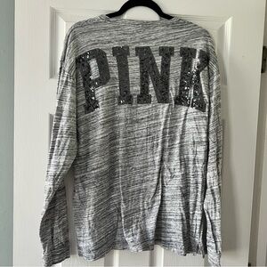 Grey PINK long sleeve